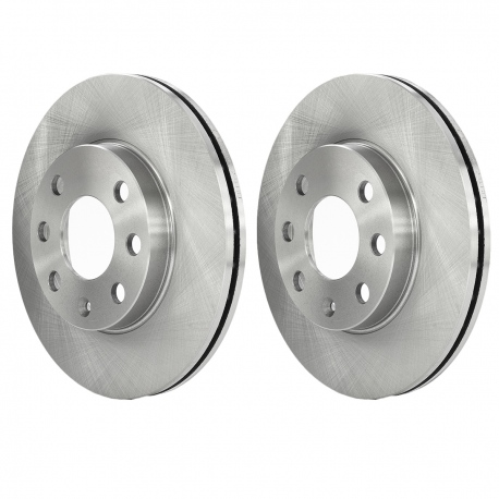 Juego de 2 Discos de Frenos Ventilados Delanteros Fritec para Chevy