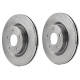 Juego de 2 Discos de Frenos Delanteros Ventilados Fritec para Altima L32A, Coupe