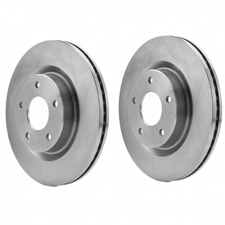 Juego de 2 Discos de Frenos Delanteros Ventilados Fritec para Altima L32A, Coupe