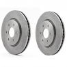 Juego de 2 Discos Ventilados de Frenos Delanteros Fritec para Xterra 2.5, 4.0, Frontier 4.0, Pathfinder 4.0, 5.6