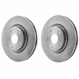 Juego de 2 Discos de Frenos Delanteros Ventilados Fritec para Pathfinder V6