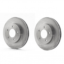 Juego de 2 Discos de Frenos Delanteros Ventilados Fritec para Nissan Quest 3.0, 3.3