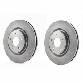 Juego de 2 Discos Ventilados de Frenos Delanteros Fritec para Sentra B16, X-Trail, Koleos
