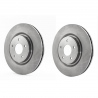 Juego de 2 Discos Ventilados de Frenos Delanteros Fritec para Sentra B16, X-Trail, Koleos
