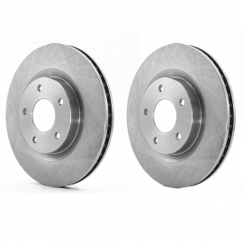 Juego de 2 Discos Ventilados de Frenos Delanteros Fritec para Rogue, Sentra B16 SE-R, Juke, X-Trail, Koleos