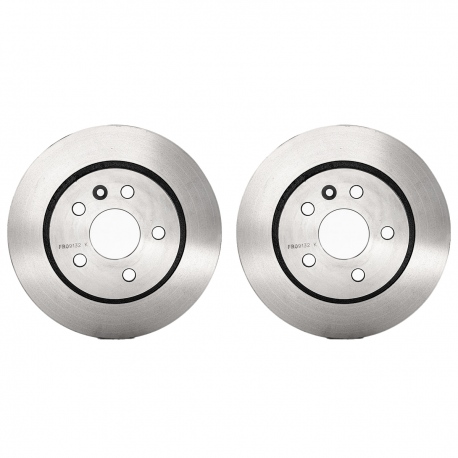 Juego de 2 Discos Sólidos de Frenos Traseros Fritec para Trax, Sonic, Cruze