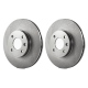Juego de 2 Discos Ventilados de Frenos Delanteros Fritec para Sonic