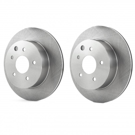 Juego de 2 Discos Ventilados de Frenos Traseros Fritec para 350Z 3.5, Xtrail 2.5, Rogue 2.5, Koleos 2.5