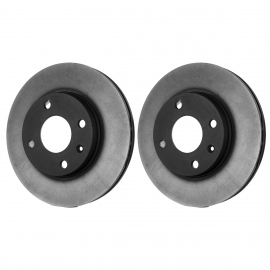 Juego de 2 Discos Ventilados de Frenos Delanteros Original GM para Spark, Beat