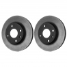 Juego de 2 Discos Ventilados de Frenos Delanteros Original GM para Spark, Beat