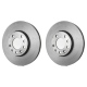 Juego de 2 Discos Ventilados de Frenos Delanteros Brembo para Astra1.8, Zafira 2.0