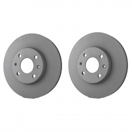Juego de 2 Discos Ventilados de Frenos Delanteros Original GM para Aveo 1.5