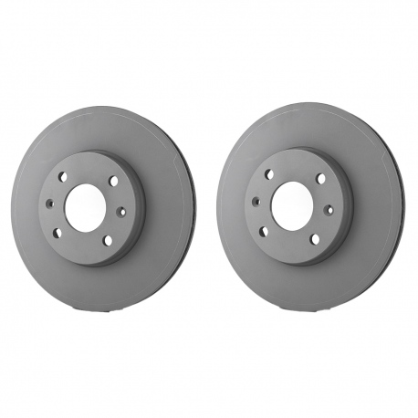Juego de 2 Discos Ventilados de Frenos Delanteros Original GM para Aveo 1.5