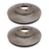 Juego de 2 Discos Ventilados de Frenos Delanteros Ruville para March, Note, Versa 1.6, V-Drive, Scala