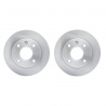 Juego de 2 Discos Ventilados de Frenos Delanteros Fritec para Fiesta, Ikon, Ka, Courier