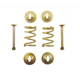 Juego de Clavos, Resortes y Cazuelas Sujetadoras de Balata de Tambor Trasero para Tsuru