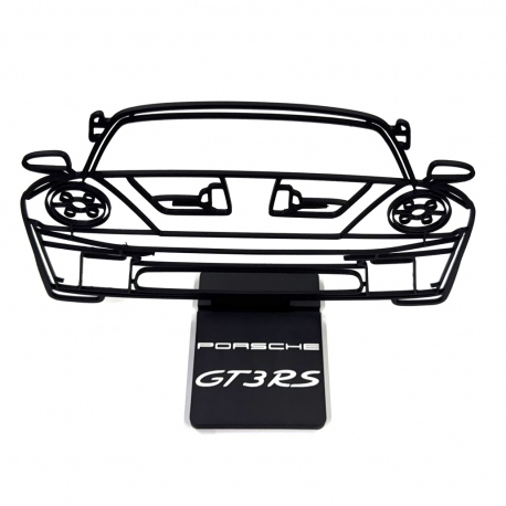 Silueta Decorativa Con Base Porsche GT3 RS
