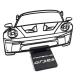Silueta Decorativa Con Base Porsche GT3 RS