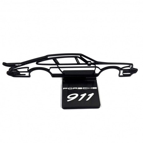 Silueta Decorativa Con Base Porsche GT3 RS