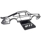 Silueta Decorativa Con Base Porsche GT3 RS