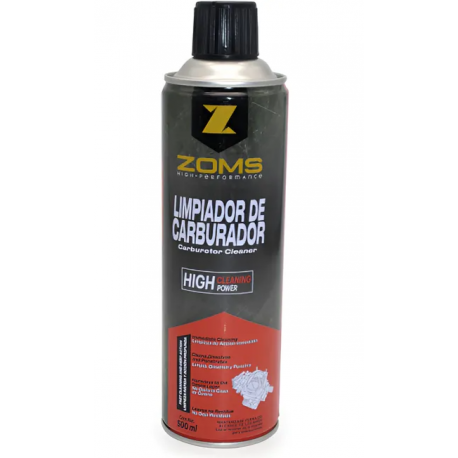 Limpiador de Partes Metálicas de Carburador Zoms