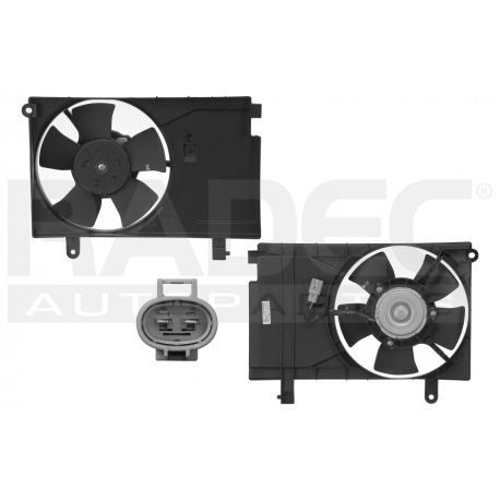 Motoventilador Completo de Motor con Aire Acondicionado Chacatech Pro para Aveo 1.6, Pontiac G3
