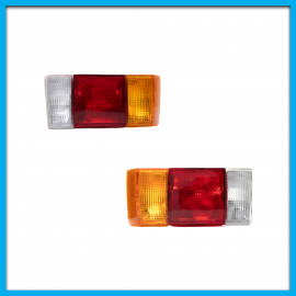 Juego de 2 Calaveras Cortas Para Caribe Mirsa De Acrílico