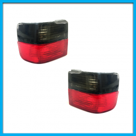 Juego de 2 Calaveras Exteriores Para Jetta A3 Mirsa (De Acrílico Ahumado)