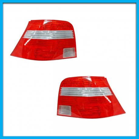 Juego de 2 Calaveras Para Golf A4 Auto Magic Con Direccional Blanca