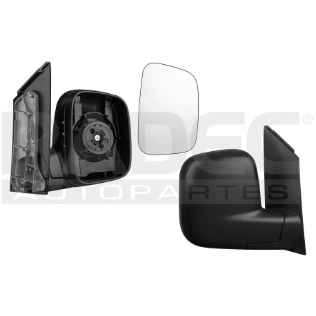 Espejo Lateral Manual Corrugado Izquierdo para Caddy