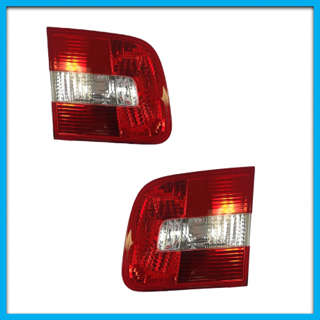  Juego de 2 Calaveras Interiores Para Polo Sedán 9N Auto Magic