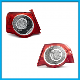 Juego de 2 Calaveras Para Passat B6 Auto Magic Con Luz LED