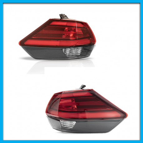 Juego de 2 Calaveras Exteriores Para X-Trail Auto Magic