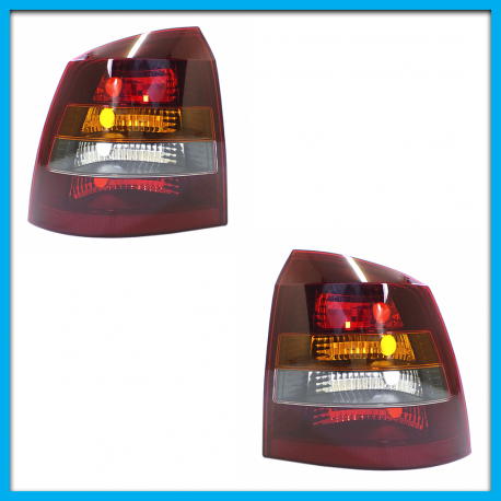 Juego de 2 Calaveras Para Astra Hatchback Auto Magic con Mica de Acrílico