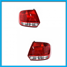 Juego de 2 Calaveras Para Gol G6 Hatchback Auto Magic sin Portafocos