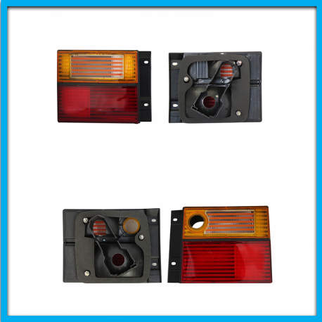 Juego de 2 Calaveras Para Jetta A3 Sin Arnés