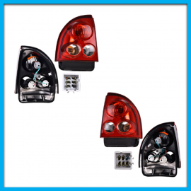 Juego de 2 Calaveras Para Chevy C2 Versión Sedán DEPO con Sockets y Focos