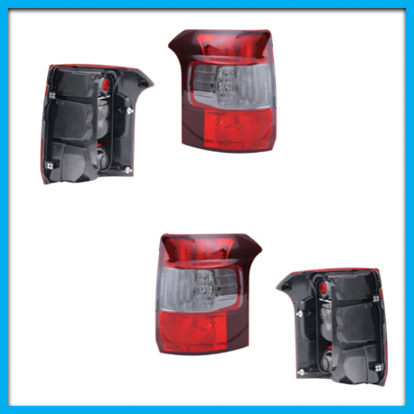 Juego de 2 Calaveras para Tornado DEPO con Cuarto Ahumado sin Arnés