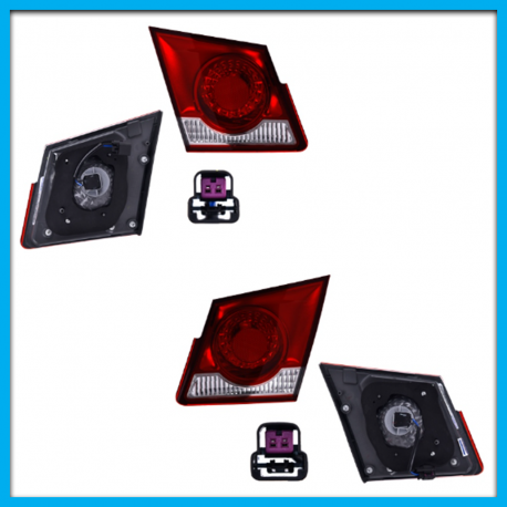 Juego de 2 Calaveras Interiores Para Cruze USA DEPO con Arnés