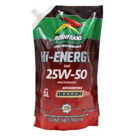 Aceite Mineral Multigrado 25W-50 En Eco Envase Roshfrans 950ML