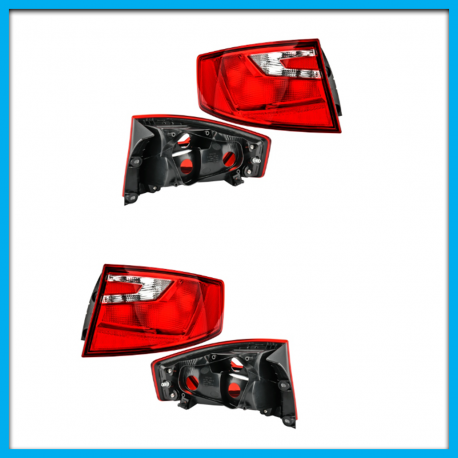 Juego de 2 Calaveras Exteriores para Toledo MK4 DEPO sin Focos