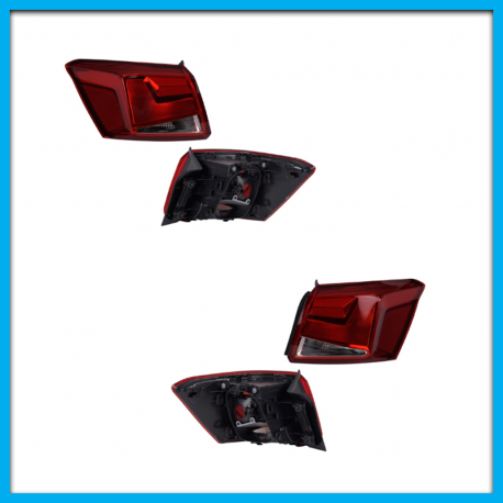 Juego de 2 Calaveras Exteriores para Arona DEPO sin Focos