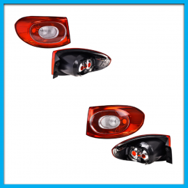 Juego de 2 Calaveras Exteriores para Tiguan DEPO sin Focos