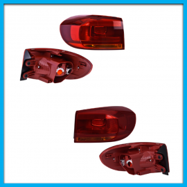 Juego de 2 Calaveras Exteriores para Tiguan DEPO sin Arnés