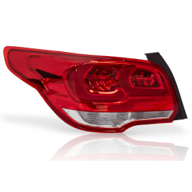 Calavera Izquierda Rojo Translúcida Auto Magic para Cavalier