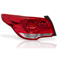 Calavera Izquierda Rojo Translúcida Auto Magic para Cavalier