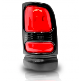 Calavera Derecha con Marco y Moldura Negros sin Arnés Auto Magic para RAM