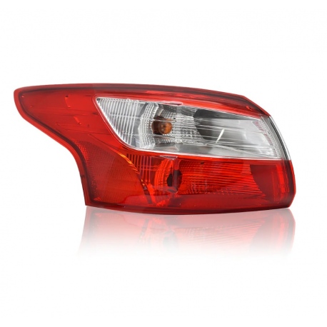 Calavera Izquierda Rojo y Blanco con Arnés Auto Magic para Focus