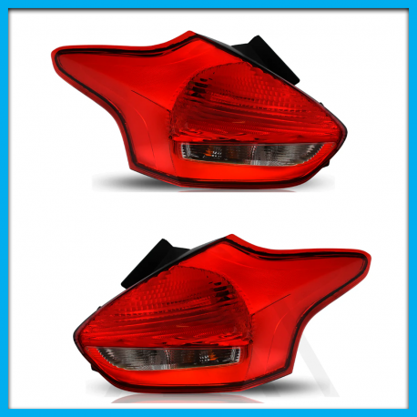 Juego de 2 Calaveras para Focus Hatchback Auto Magic con Arnés