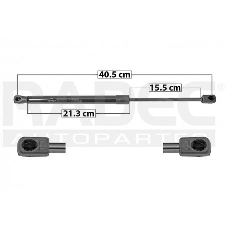 Amortiguador de Quinta Puerta Ambos Lados para Duster